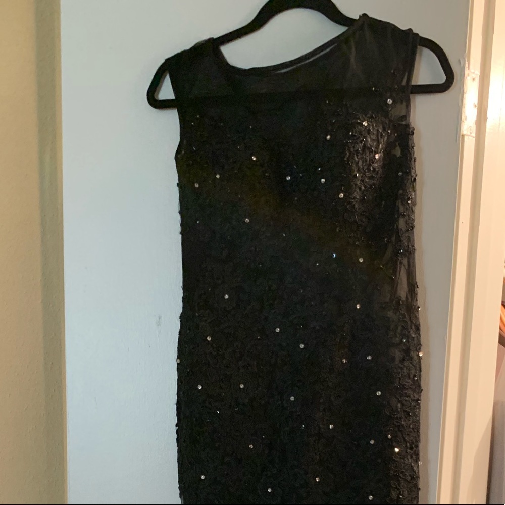 Beautiful black sheer gown